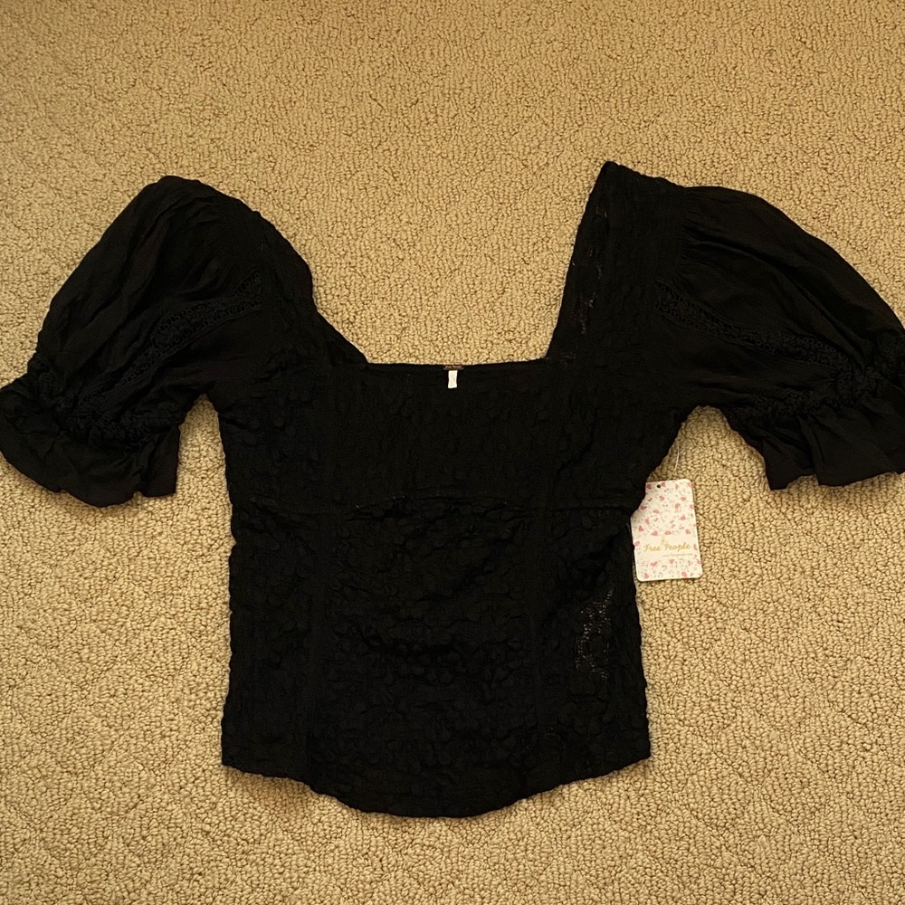 NWT Free People peasant off the shoulder top